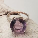 Amethyst Sterling Silver Ring